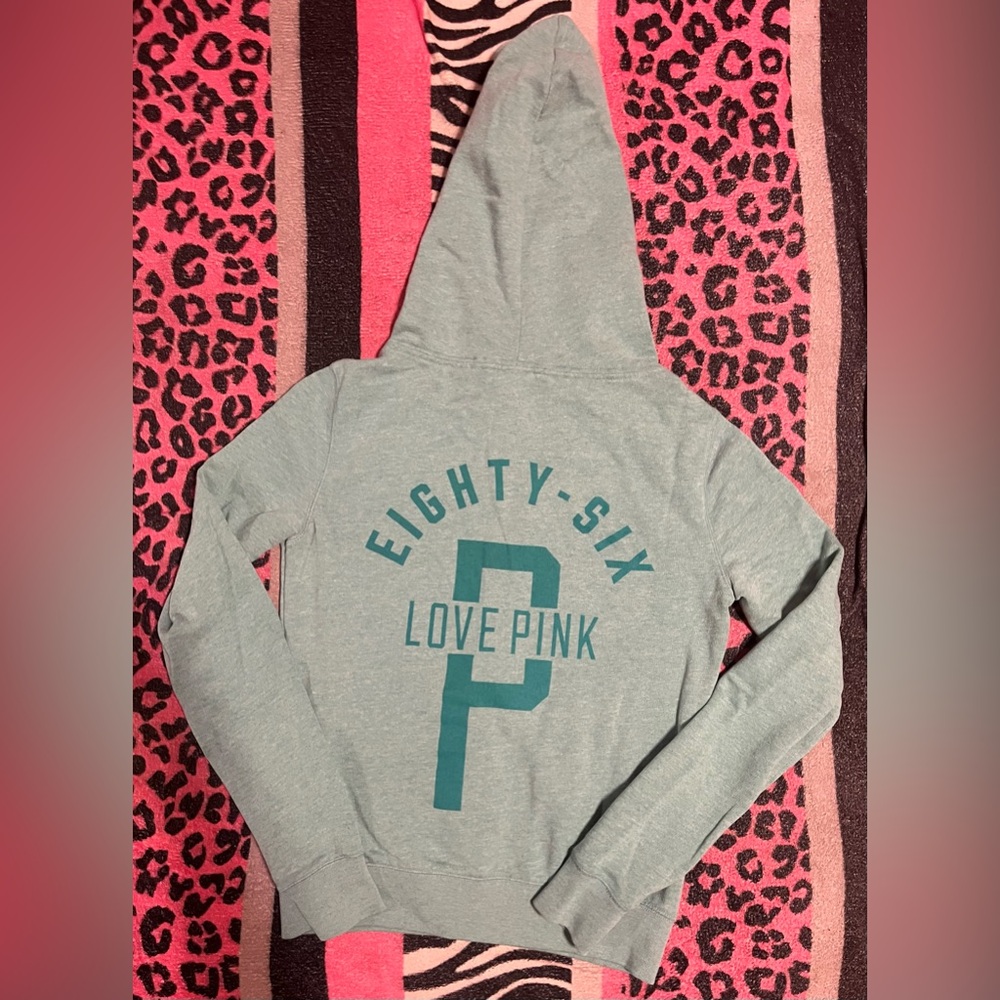 Vintage PINK Victoria's Secret zip up jacket